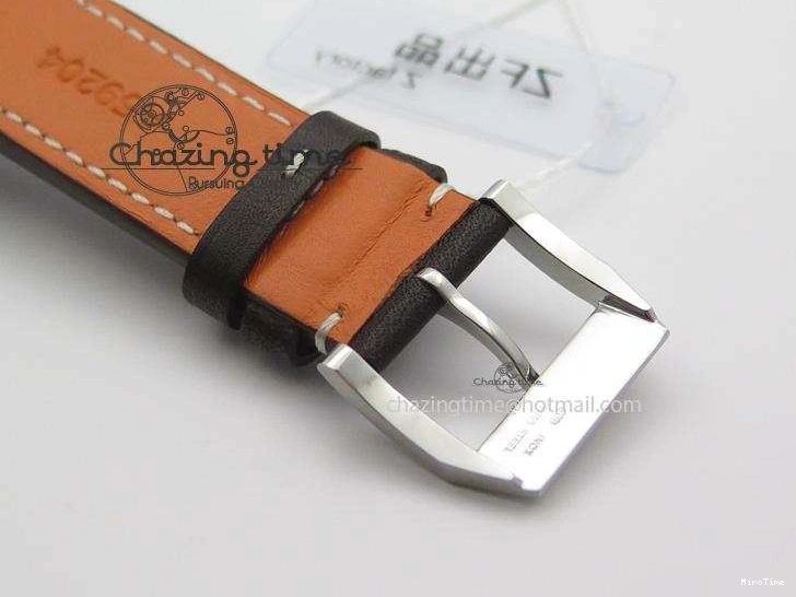 MIROTIME 1224 HighQuality Pilot Chrono 377714 “Le Petit Prince” ZF Best Edition Blue Dial On Brown Leather Strap A 7309